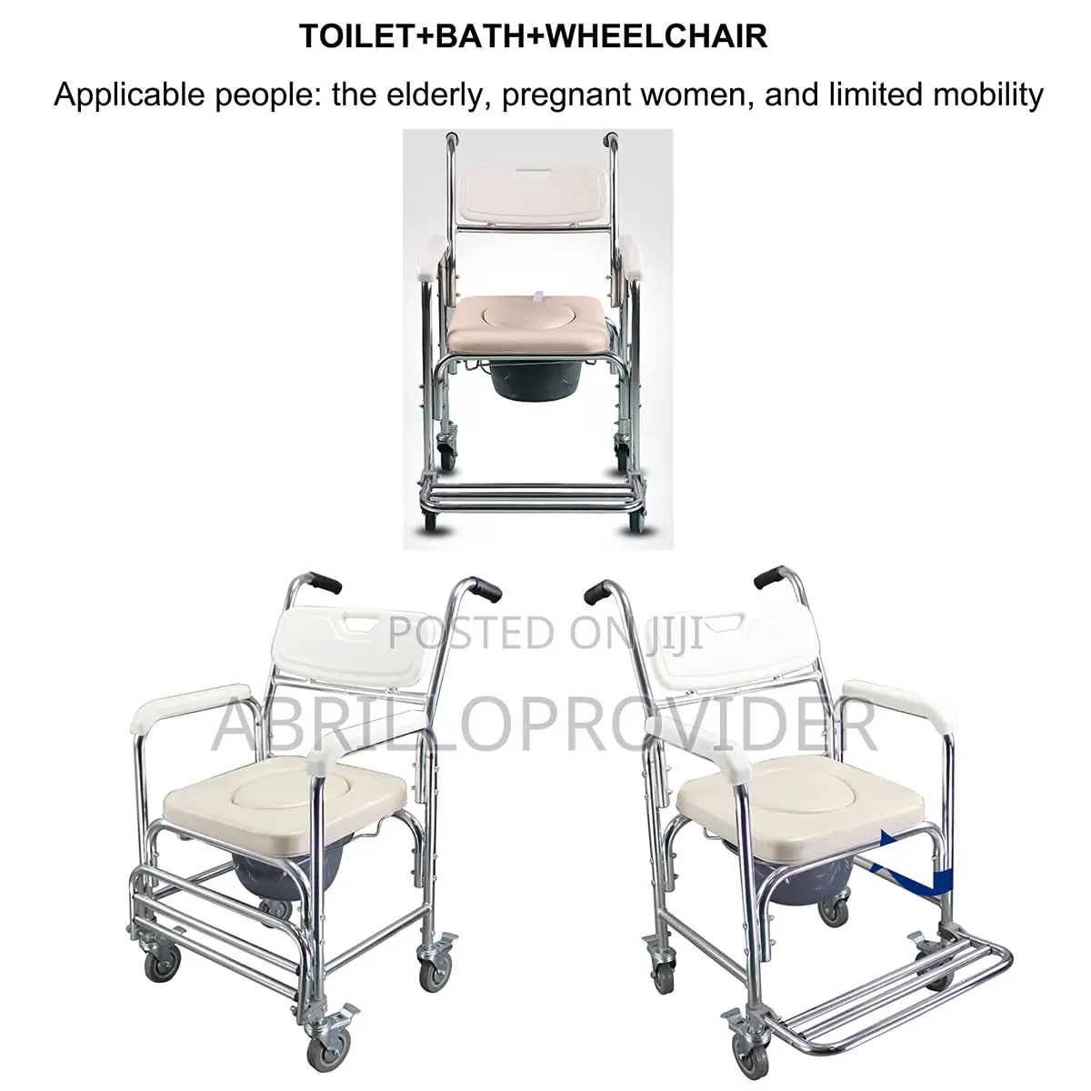 Toilet Wheelchair//Shower Wheelchair//Commode Chair》Chair