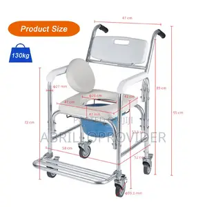 Photo - Wheelchair*4 in 1 Transport Chair*Shower Chair*Commode Chair