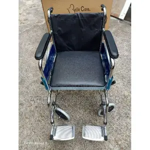 Procare Heavy Duty Steel Wheelchair With Commode, Aluminum