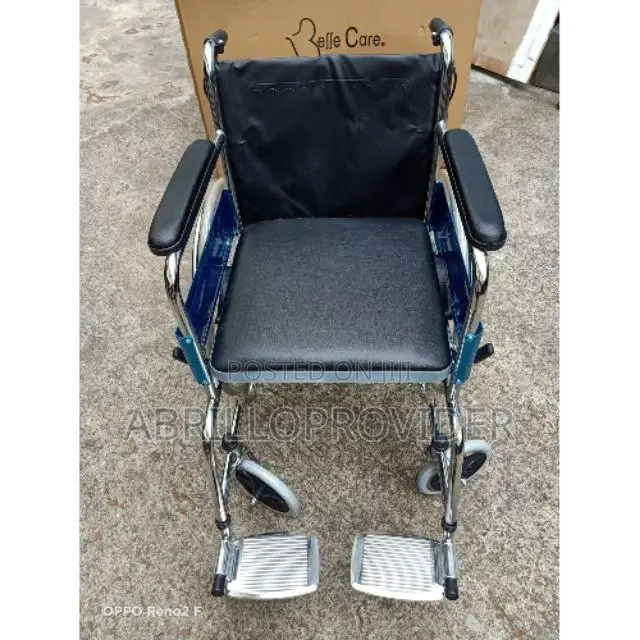 Procare Heavy Duty Steel Wheelchair With Commode, Aluminum