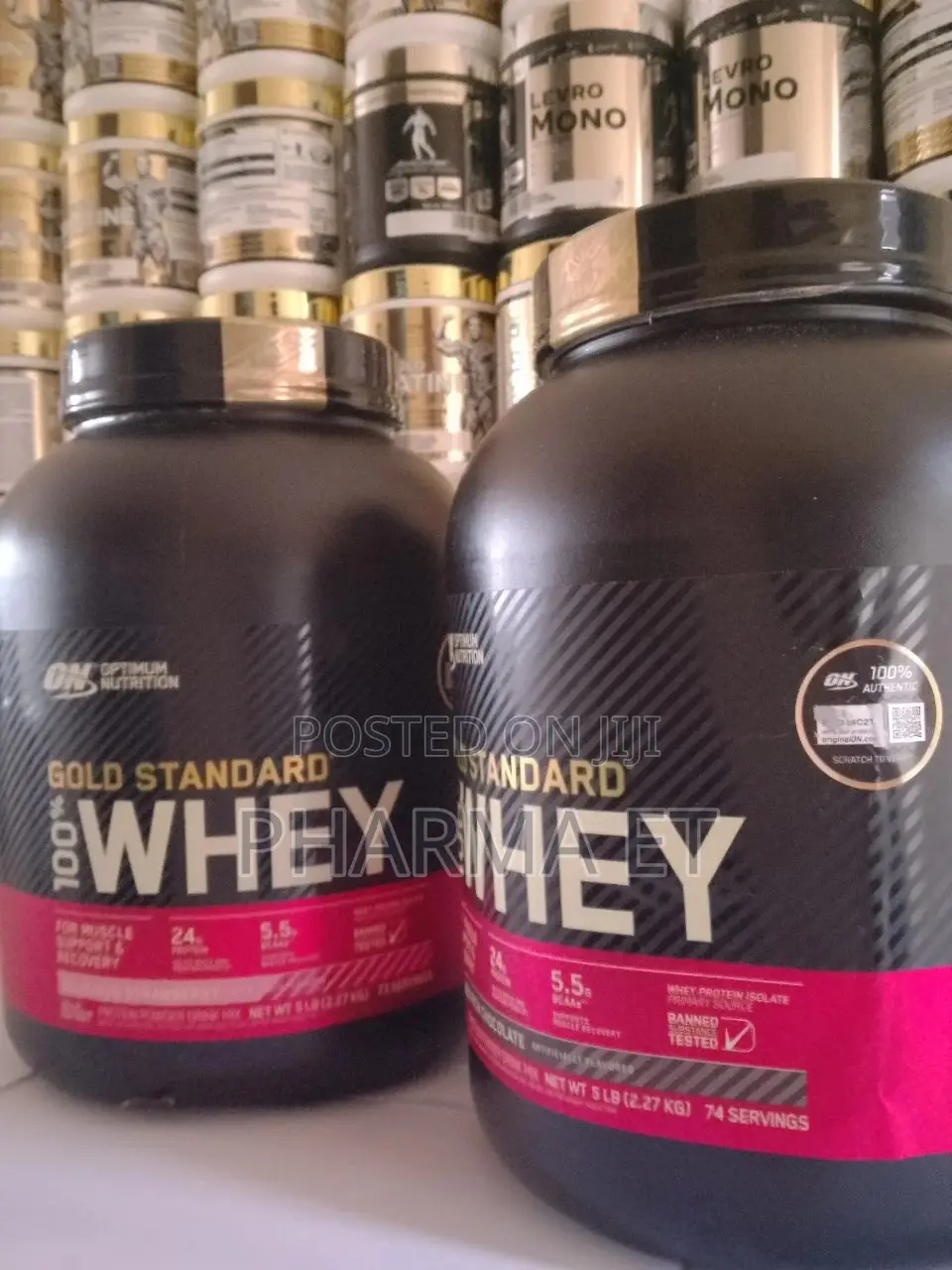 Gold Authentic Optimum Nutrition Whey