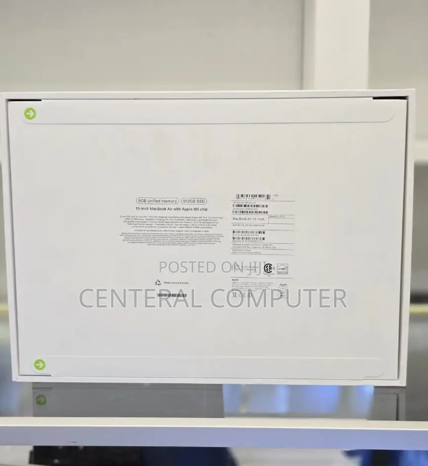 New Laptop Apple MacBook Air 2022 M2 8GB Apple M3 SSD 512GB