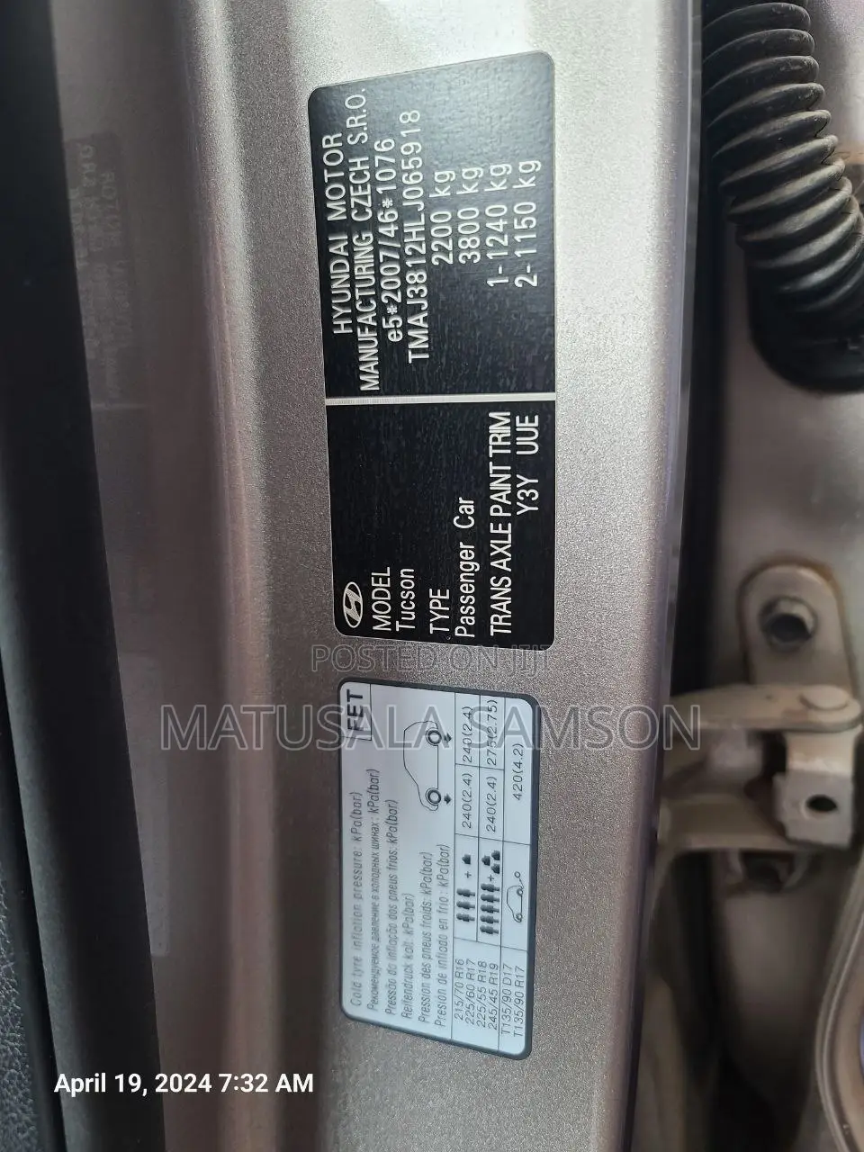 Hyundai Tucson Limited AWD 2020 Brown