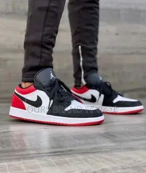 Photo - Nike Air Jordan 1 Low Cut High Quality Luxury Sneakers Shoes
