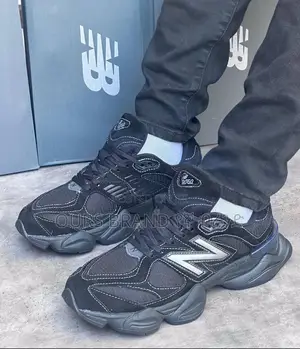 New Balance 9060 Triple Black Sneaker Shoes for U