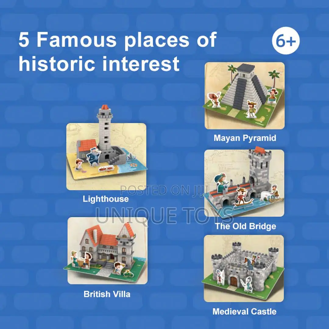 Master Builder Construction Bricks and Glue Set