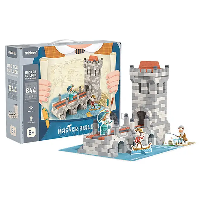 Master Builder Construction Bricks and Glue Set