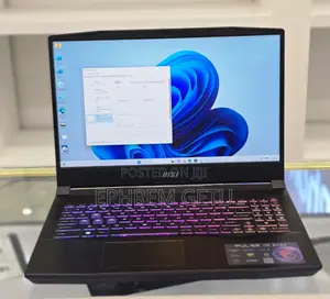 New Laptop MSI Pulse GL66 16GB Intel Core I7 SSD 1T