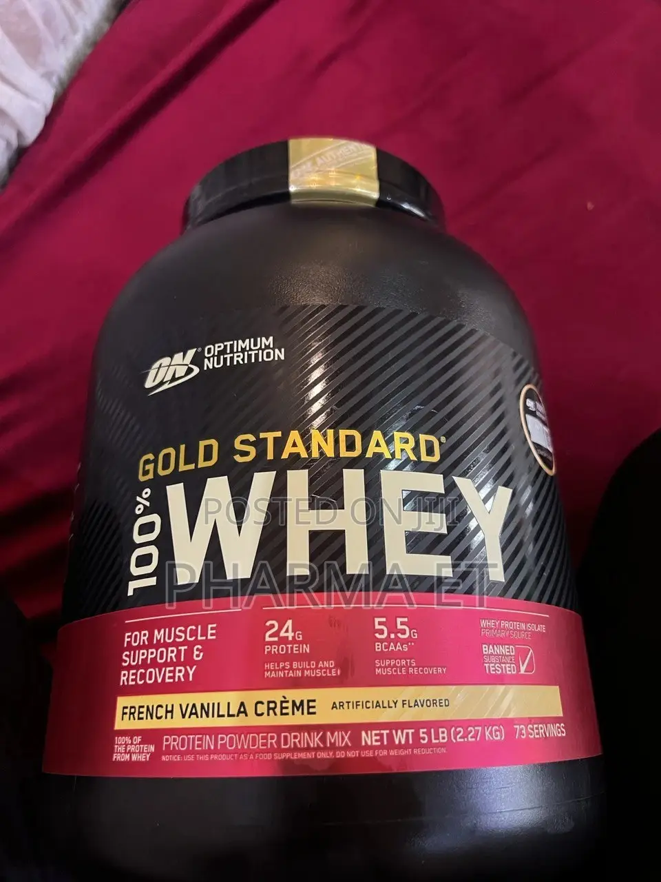 Optimum Nutrition Whey 2.27 Kg With Free Delivery