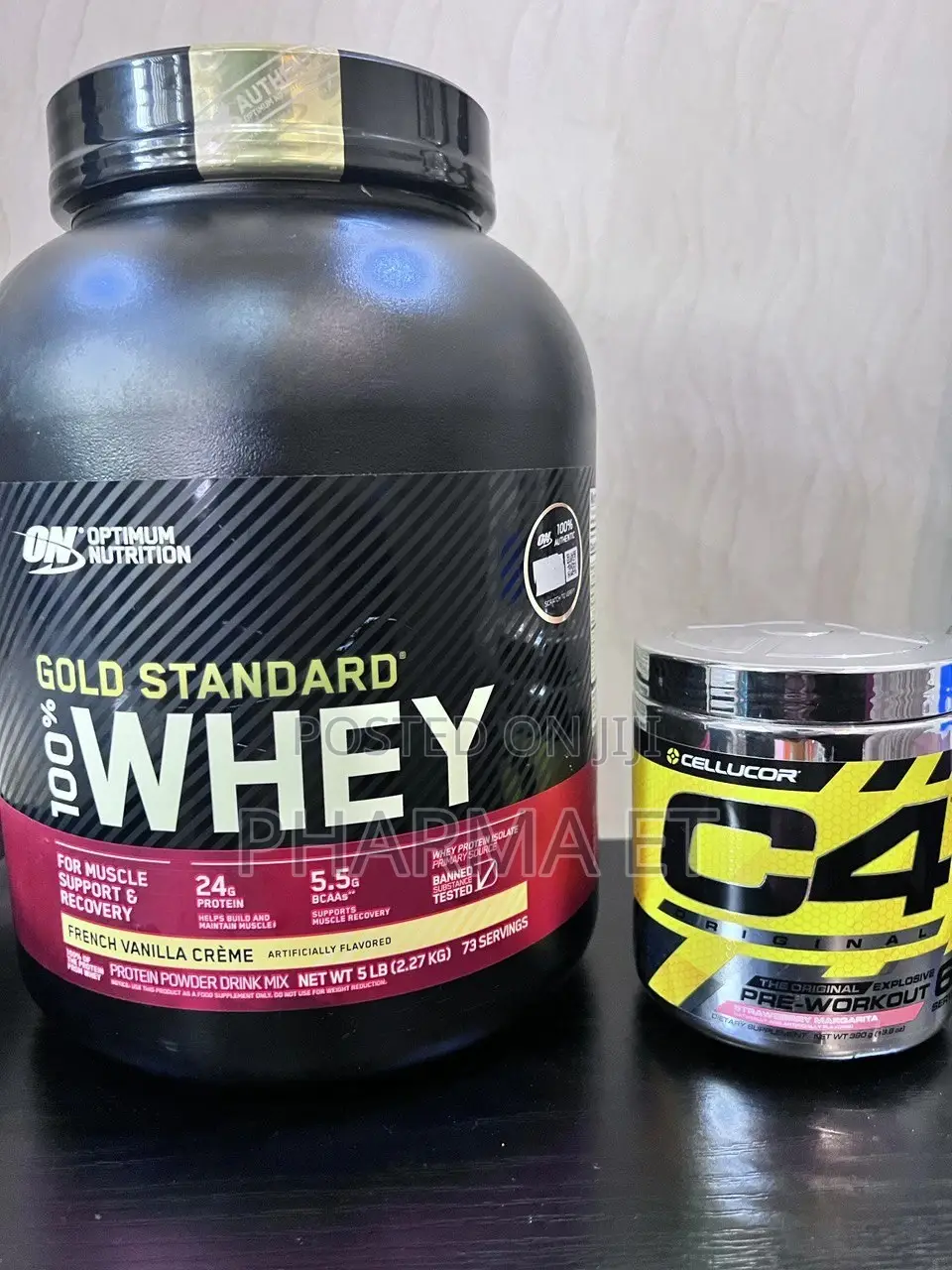 Optimum Nutrition WHEY and C4 With a Package Price