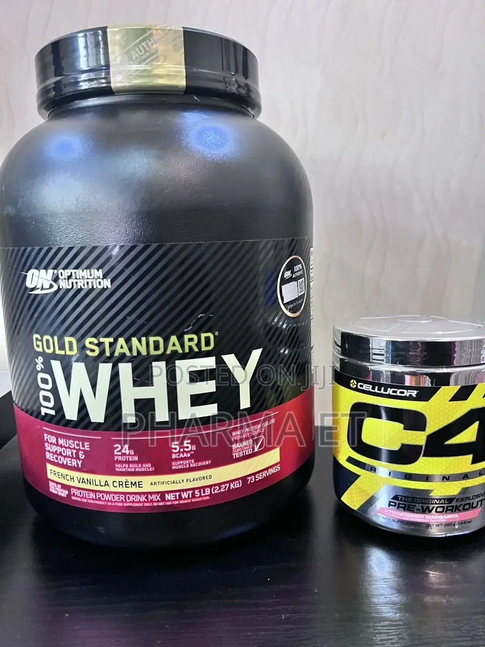 Optimum Nutrition WHEY + C4 Preworkout Package Price