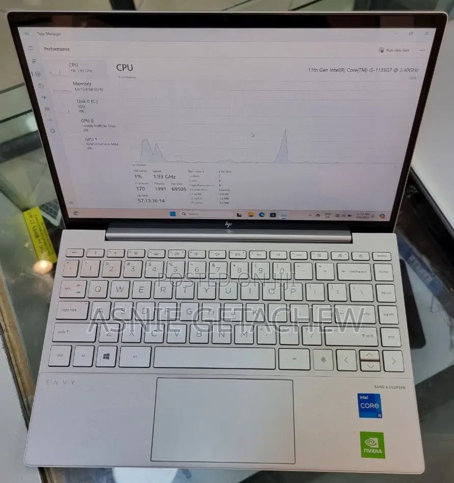 New Laptop HP Envy X360 16GB Intel Core I5 SSD 512GB