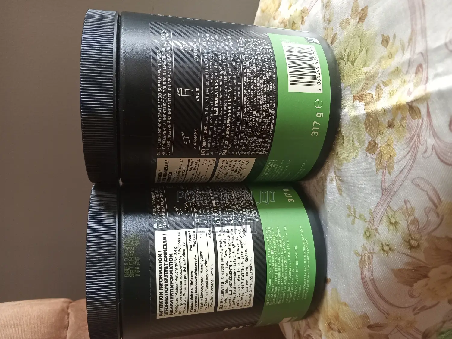 100% Pure Creatine Monohydrat 60 Serving