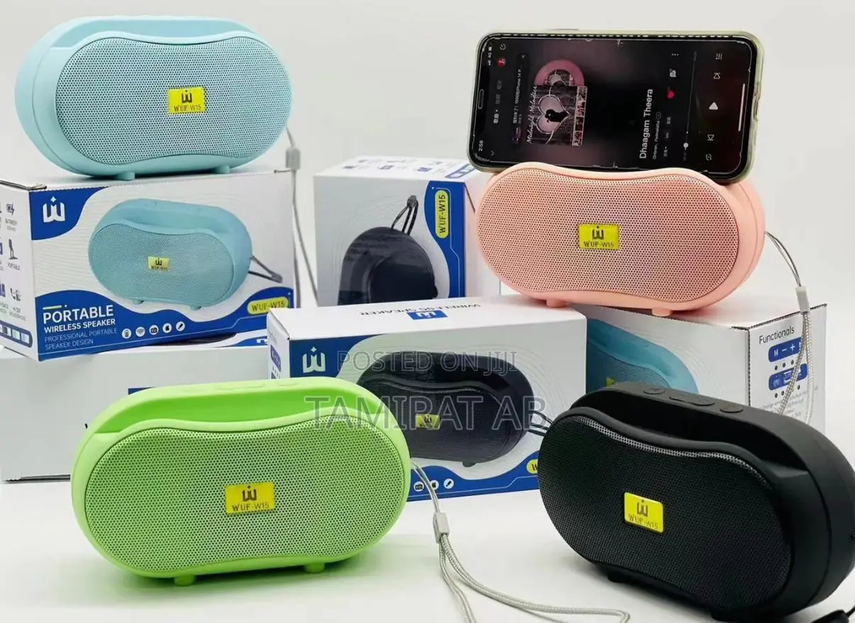 WUF Super Bass, Portable, Wireless BT Speaker, FM Radio