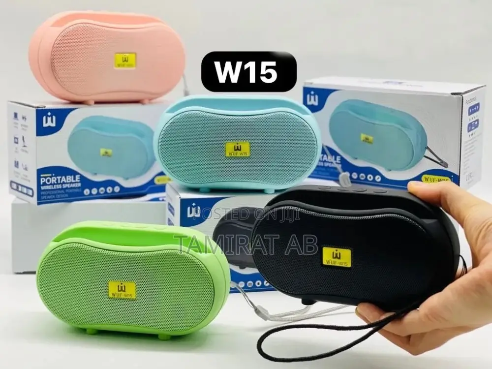 WUF Super Bass, Portable, Wireless BT Speaker, FM Radio