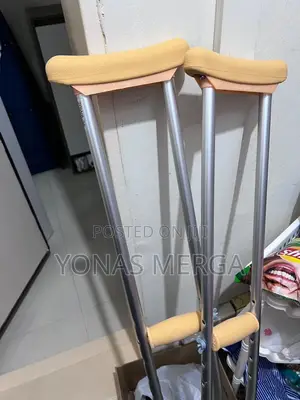 Aluminum Crutches \ክራንች⸘Crunche!!Crutches!?Crutches!Crunche