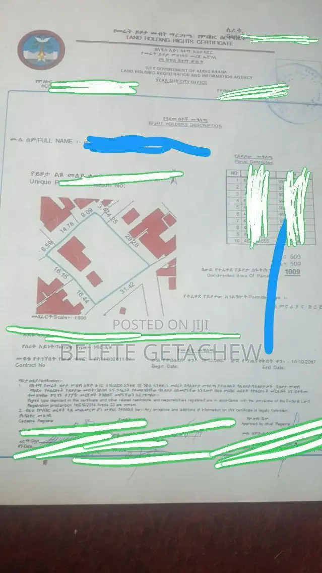 Land for Sale at CMC 1009sqm