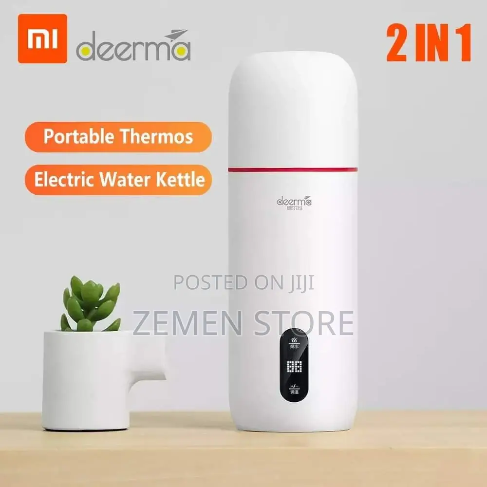 2in1 Deerma Portable Smart Multifunctional Temperature Adjustable Mug