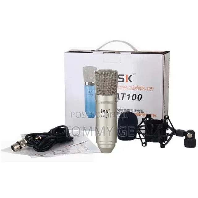 Studio Microphone/Vocal Microphone በከፍተኛ ጥራት ድምፅዎን ሪከርድ