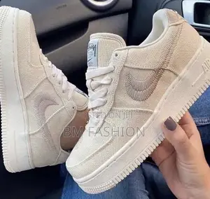 Stussy Master Quality Air Force 1 Cream Color