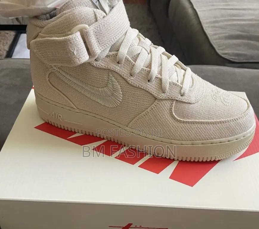 Stussy Master Quality Air Force 1 Cream Color