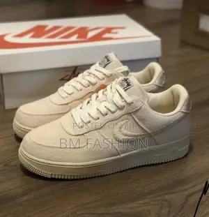 Stussy Master Quality Air Force 1 Cream Color
