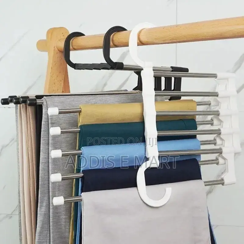 5-in-1 Trouser Hanger የሱሪ ማስቀመጫ