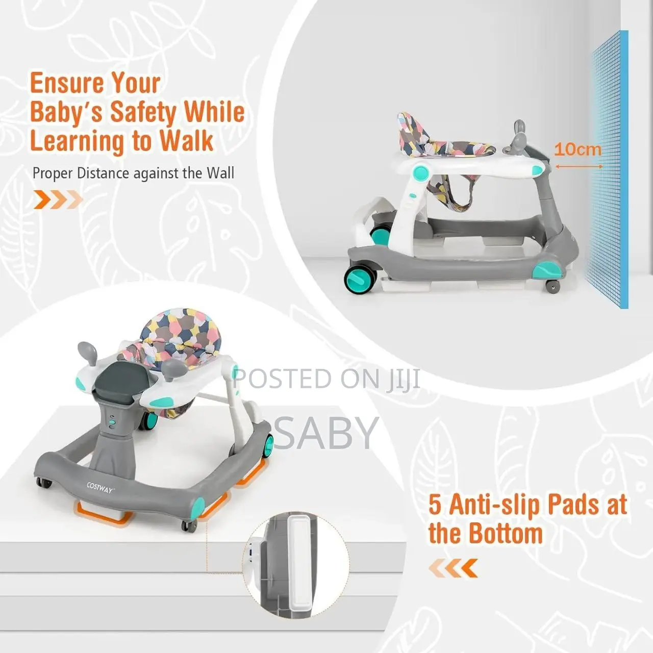 2-in-1 Multipurpose Baby Walker