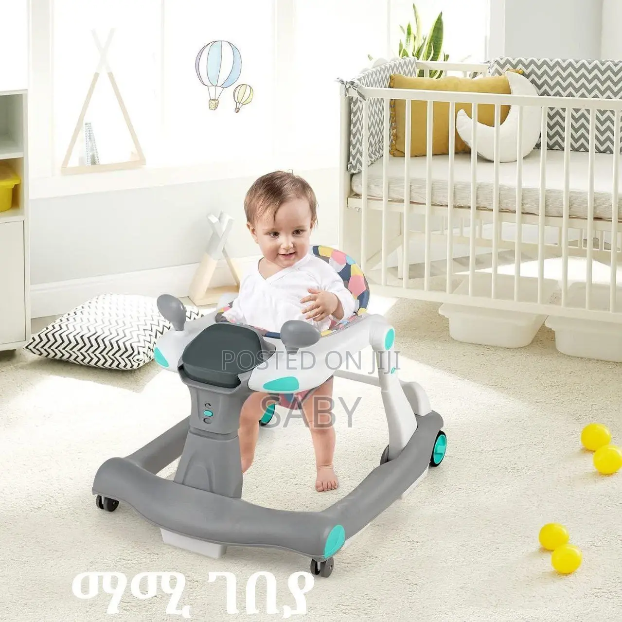 2-in-1 Multipurpose Baby Walker