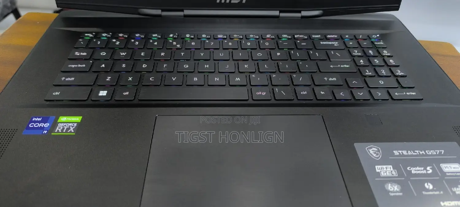 New Laptop MSI GP75 Leopard 16GB Intel Core I9 SSD 1T