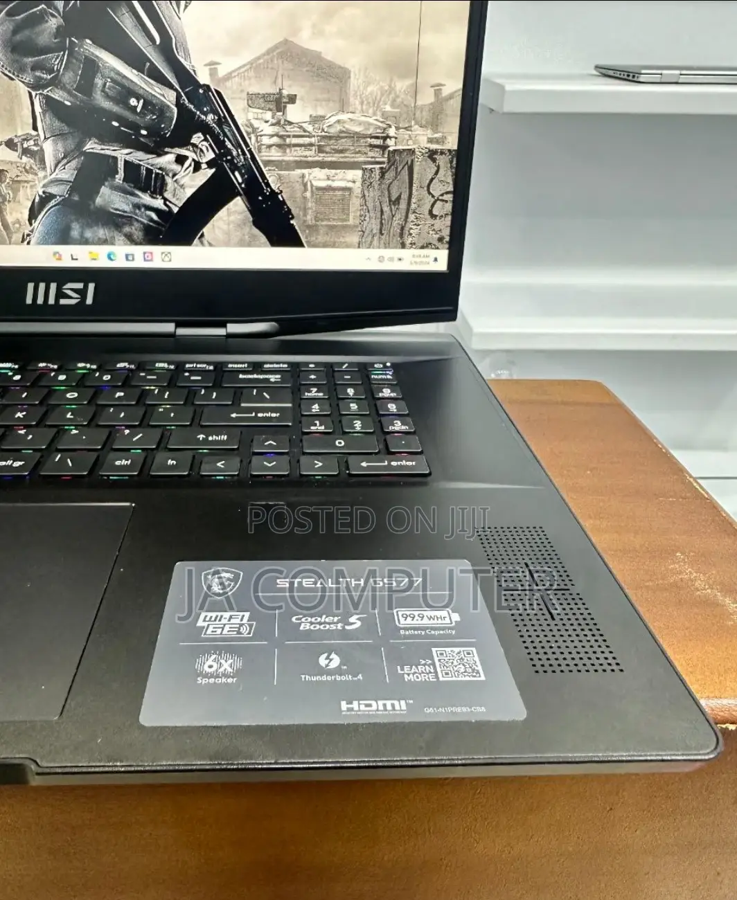 New Laptop MSI Stealth GS77 16GB Intel Core I9 SSD 1T