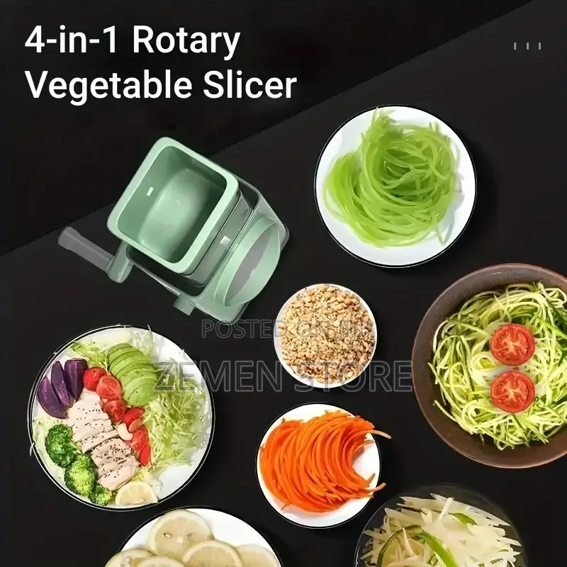 4 in 1 Rotary Vegetable Slicer