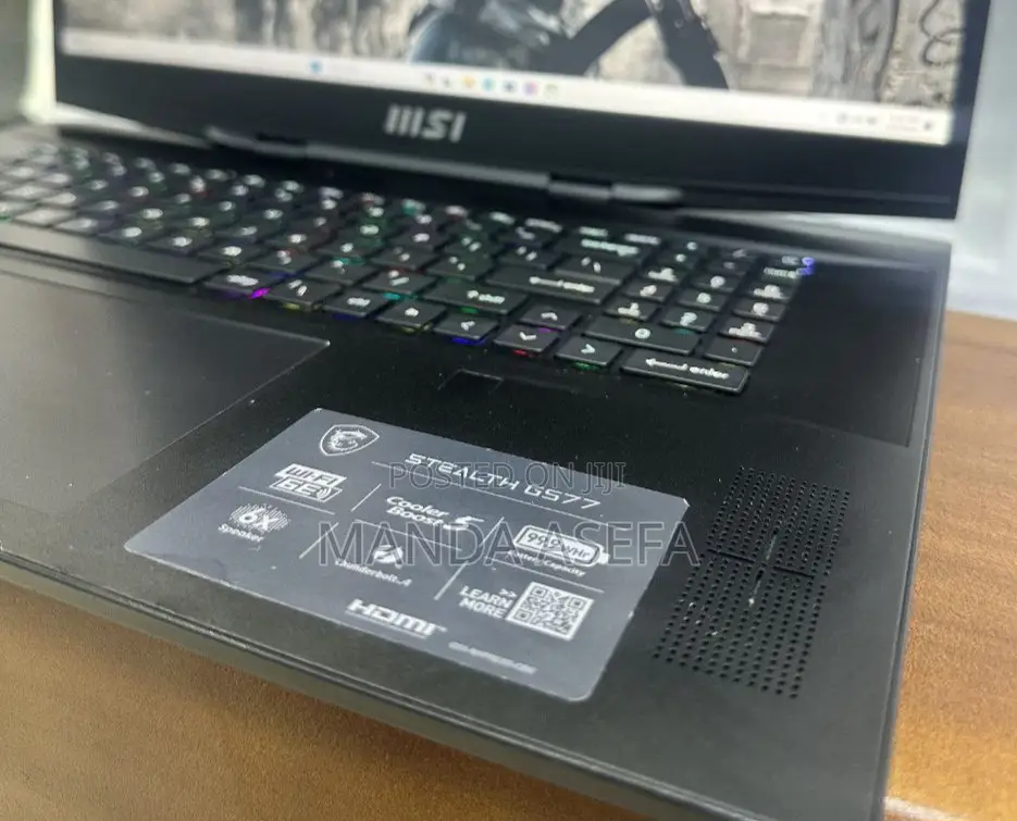 New Laptop MSI Stealth GS77 16GB Intel Core I9 SSD 1T