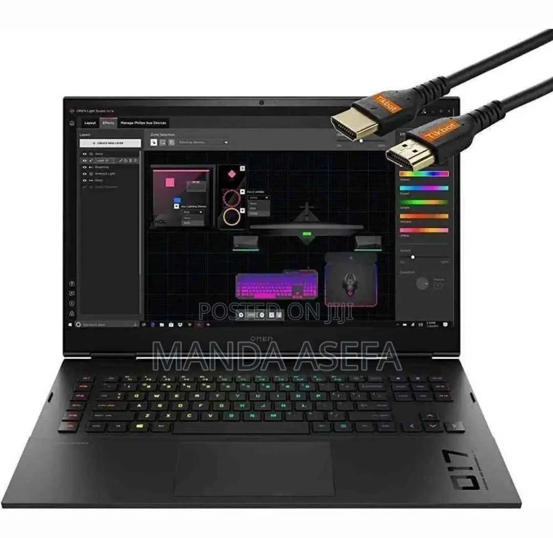 New Laptop HP Omen 17 32GB Intel Core i7 SSD 2T
