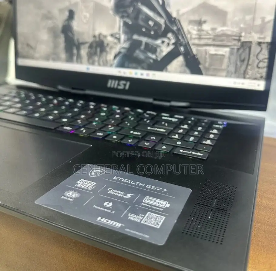 New Laptop MSI GE73 7RD Raider 16GB Intel Core I9 SSD 512GB