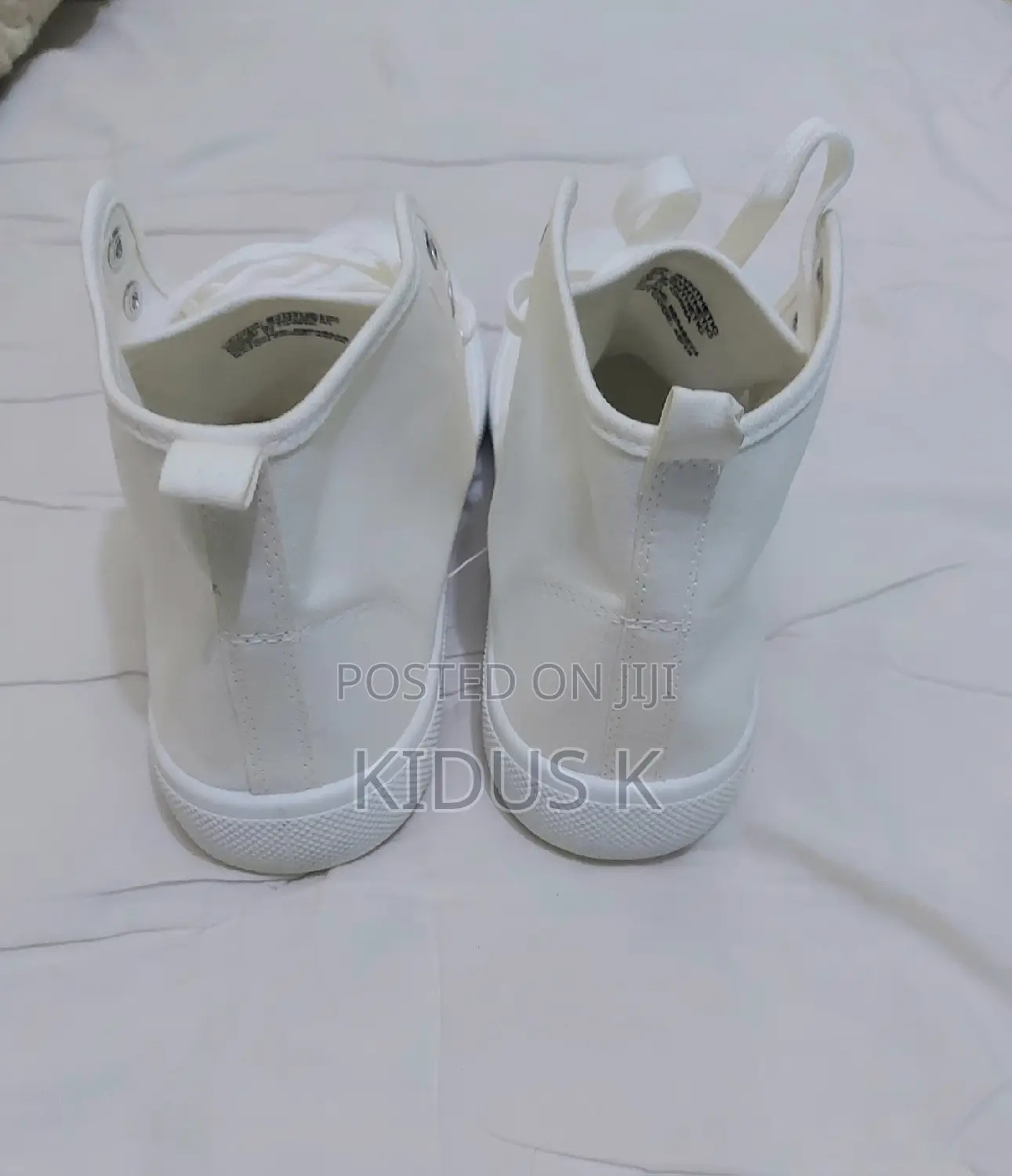 White Canvas Shoes