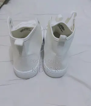 White Canvas Shoes