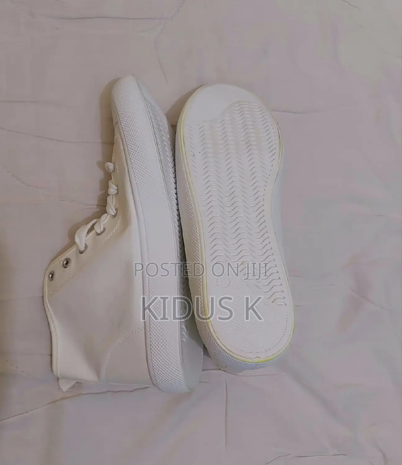White Canvas Shoes