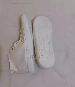White Canvas Shoes