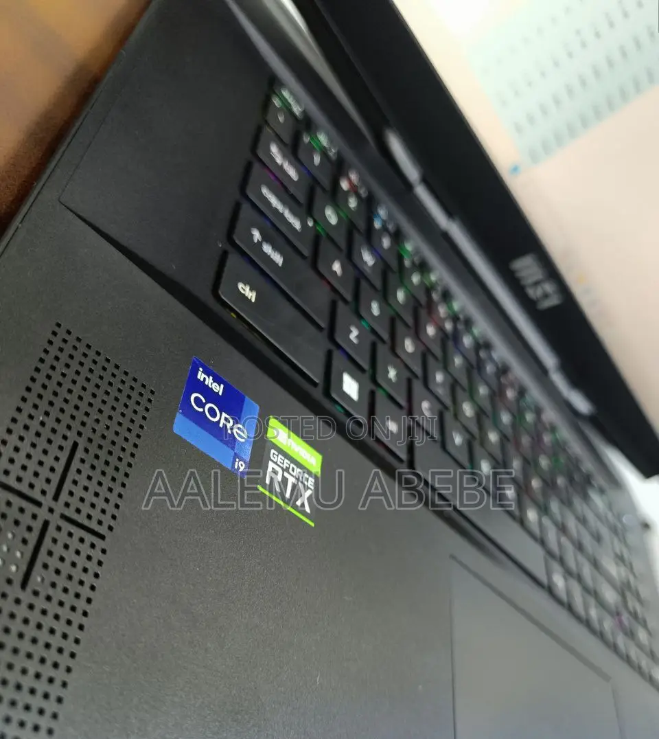 New Laptop MSI Stealth GS77 16GB Intel Core I9 SSD 1T