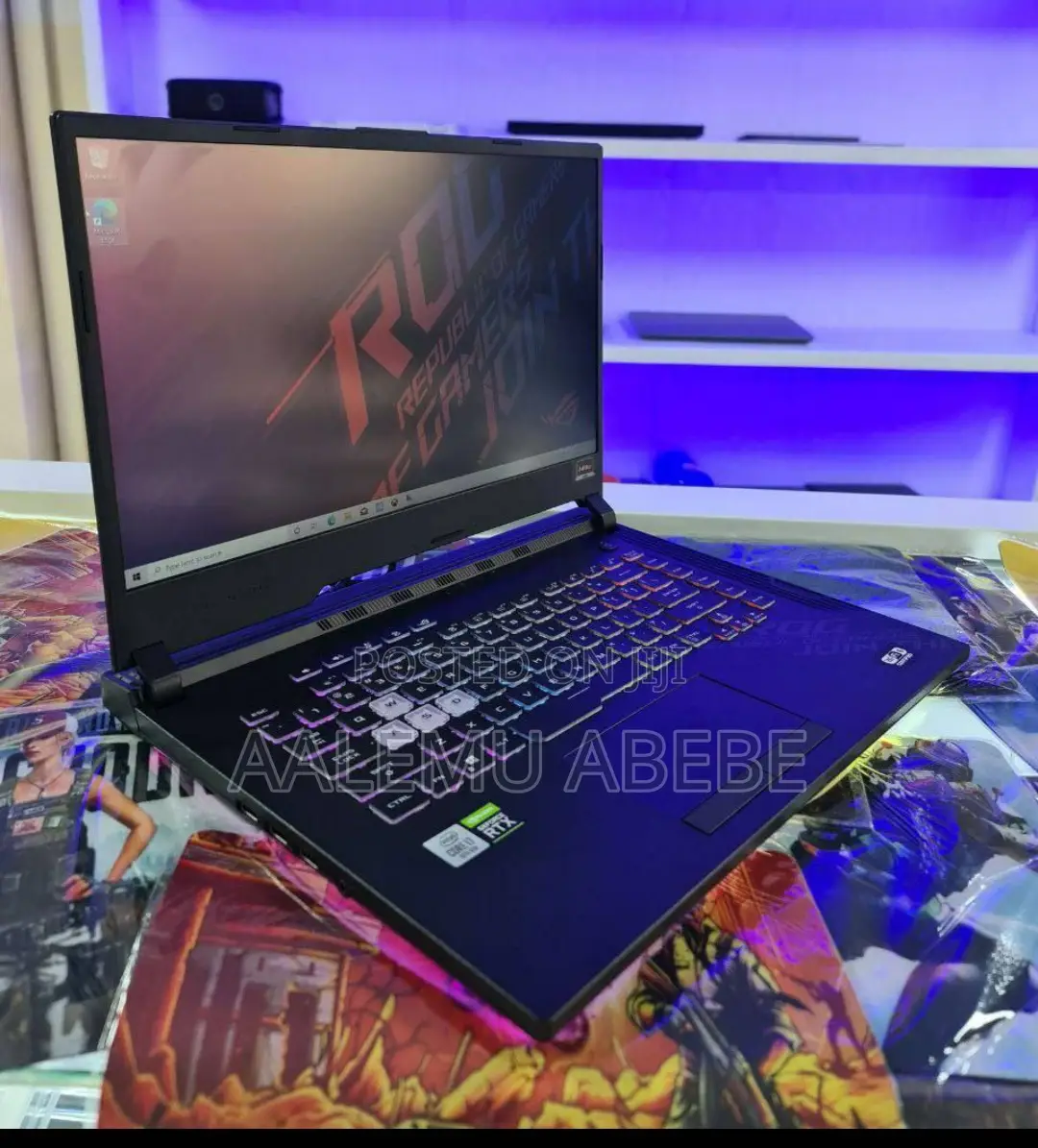 New Laptop Asus ROG Strix G15 16GB Intel Core I7 SSD 1T