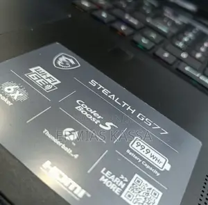New Laptop MSI Stealth GS77 16GB Intel Core I9 SSD 1T