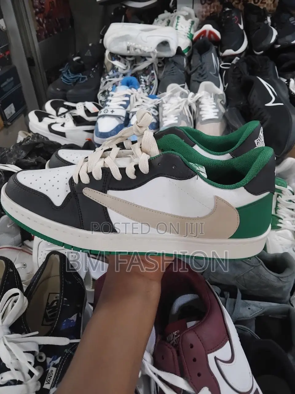 Travis Scott Air Jordan Low Dunk Green and Black