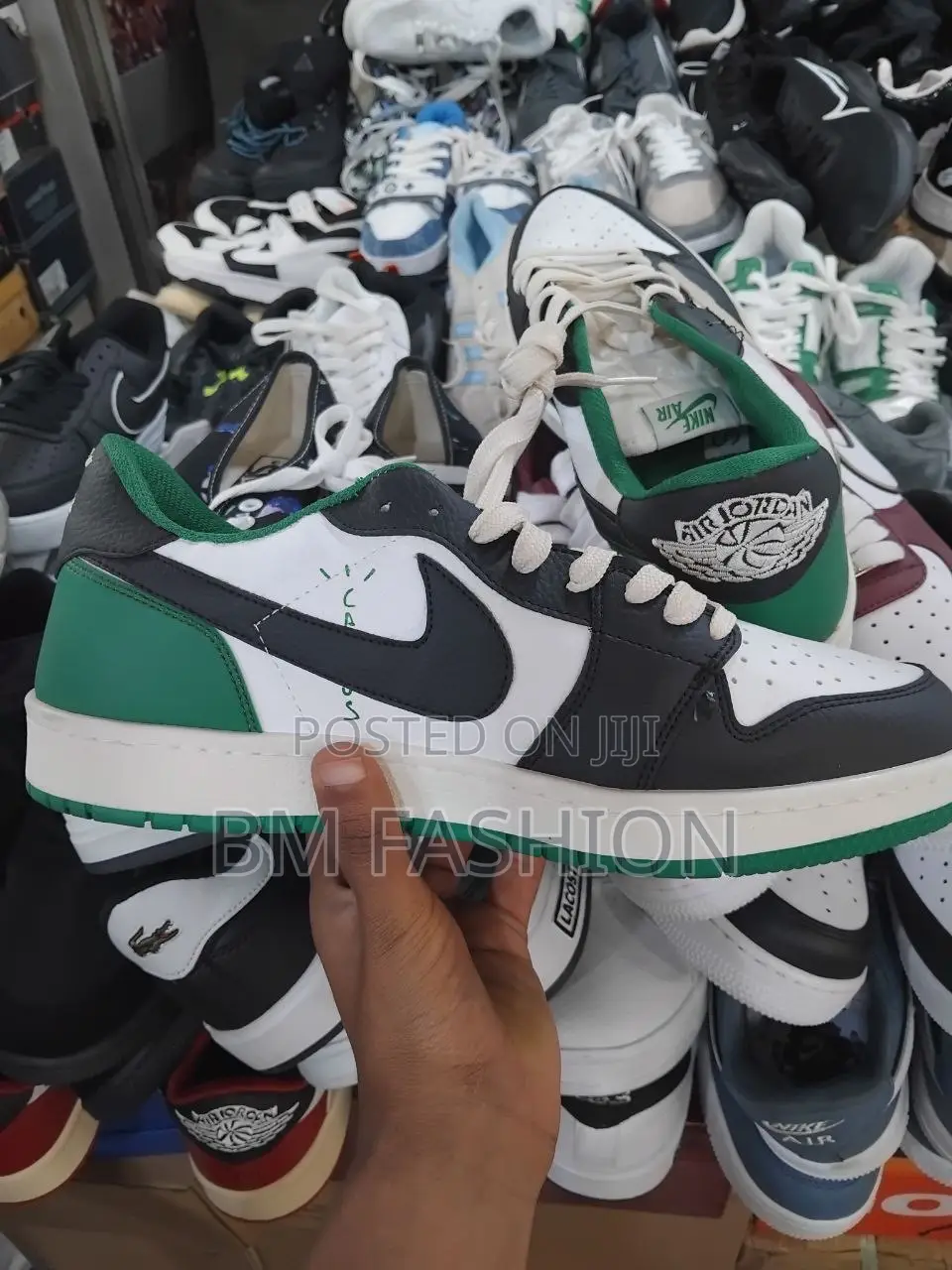 Travis Scott Air Jordan Low Dunk Green and Black