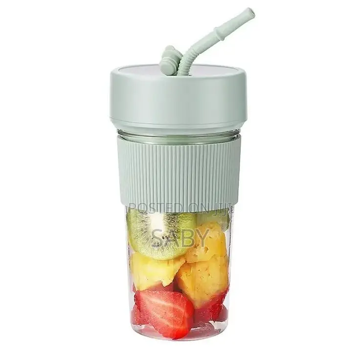 Mini Rechargeable Juicer Cup With Straw