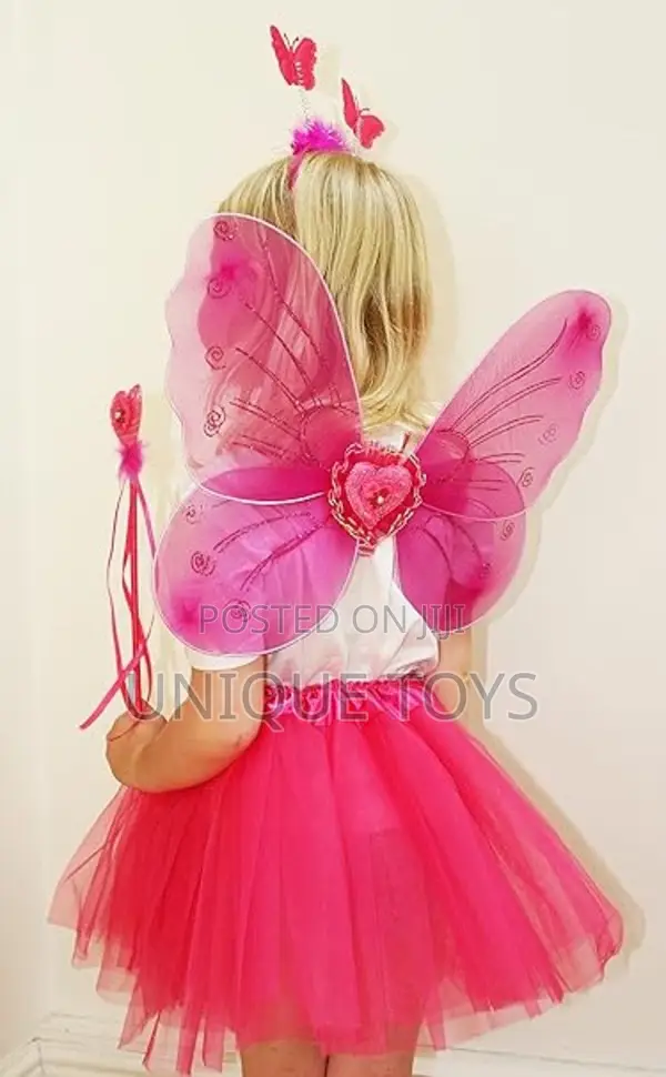 4 PCS Girls Princess Fairy Costume Set