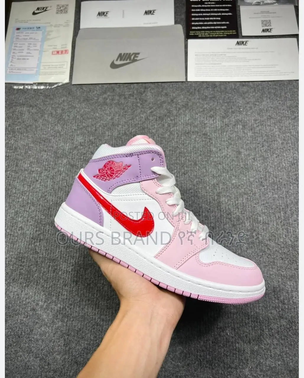 NIKE Air Jordan 1 Mid High Master Quality Luxury Shoes