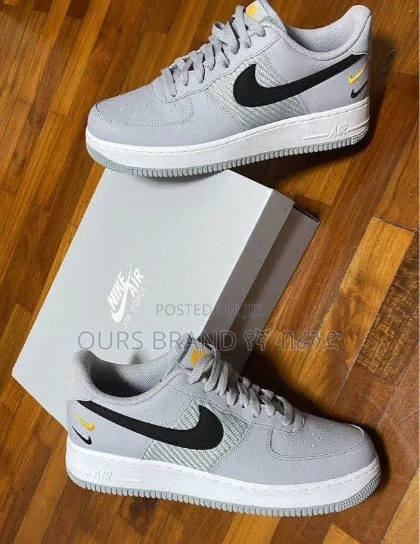 Nike Air Force 1'07 "Mini Triple Swoosh Grey" Low Shoes