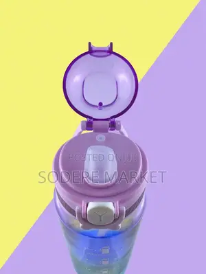 Sports Water Bottle With Straw 1L