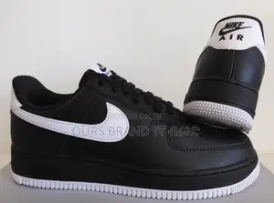 Photo - Nike Air Force 1 '07 Black White High Master Quality Luxury